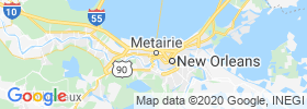 Metairie Terrace map